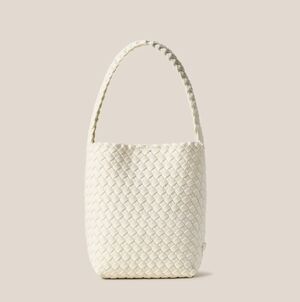 Naghedi Small Nomad Hobo Bag in Jasmine Ivory